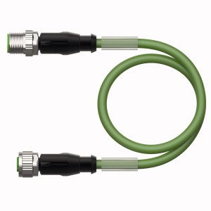 Turck - Rundsteckverbinder, feldkonfektionierbar (Industriesteckverbinder) Verbindungsleitung RSSD-RKSD-4416-1M − 1 Stück