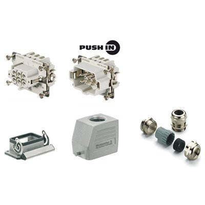 Weidmüller - Zubehör/Ersatzteile für Industriesteckverbinder Steckverbinder-Set Push in HDC KIT HE-P 06.11 Baureihe HE