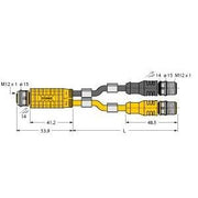 Turck - Passiver Sensor-/Aktor-Verteiler (mit Leitung) Zweifachverteiler VBRK8-2RS #6631295  − 1 Stück