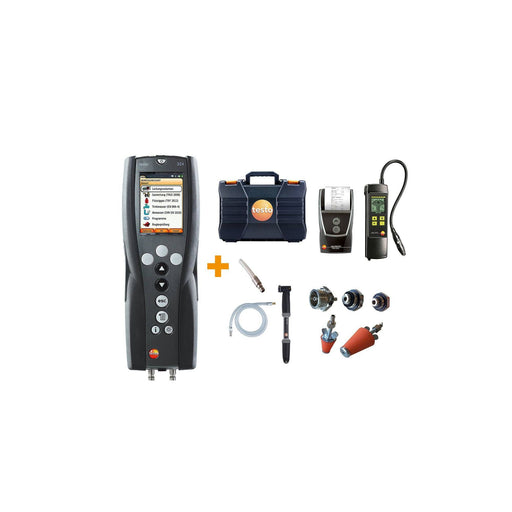 Testo - Differenzdruckmeßgerät Druck-Leckmengenmessgerät 0563 3240 71 Profi Set 324 Gas+Wa