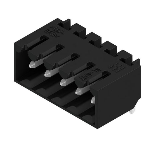 Weidmüller - Leiterplattensteckverbinder LP Verbinder Raster 3.5 SL-SMT3.5#1841660000 /5/90G 3.2SN SW BOX − 50 Stück