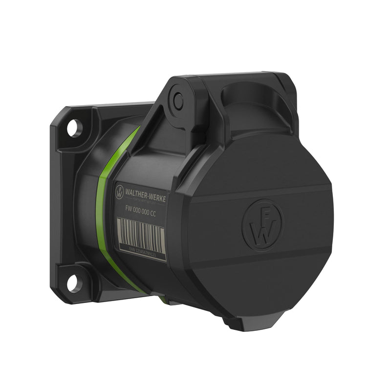 Walther Werke - CEE-Anbausteckdose (IEC 60309) CEE NEO Anbaudose FW412310SK gerade 1 6A 3P 10h − 1 Stück