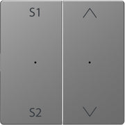 Merten - Abdeckung/Bedienelement für Installationsschalterprogramme Wippe f. Tastermodul 2f. MEG5227-6036 Szene1/2 Auf/Ab eds