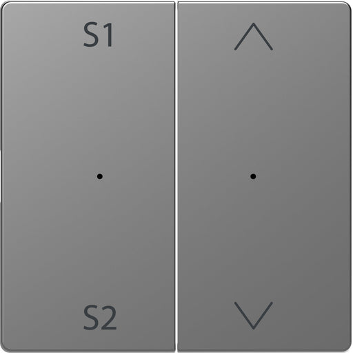 Merten - Abdeckung/Bedienelement für Installationsschalterprogramme Wippe f. Tastermodul 2f. MEG5227-6036 Szene1/2 Auf/Ab eds