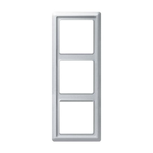 Busch-Jaeger - Abdeckrahmen Rahmen 3-fach 2103-33 alusi, UP, Allwetter
