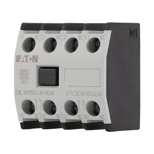 Eaton - Hilfsschalterblock Hilfsschalterbaustein DILM150-XHI04 4-polig − 5 Stück