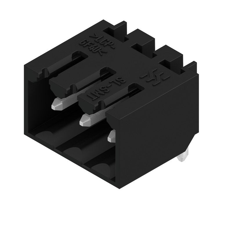 Weidmüller - Leiterplattensteckverbinder LP Verbinder Raster 3.5 SL-SMT3.5#1841640000 /3/90G 3.2SN SW BOX − 100 Stück