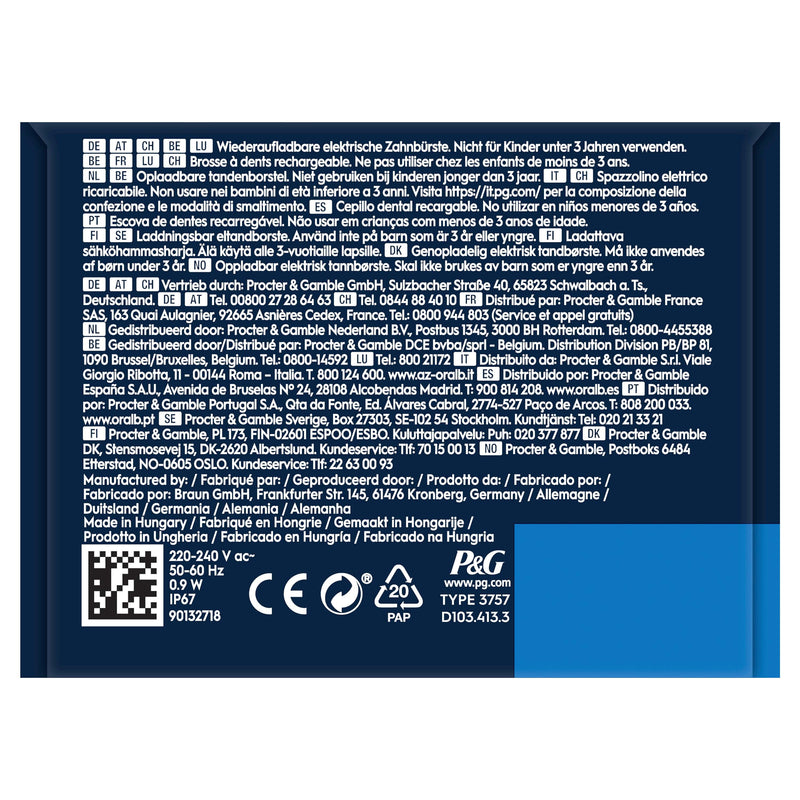 ORAL-B - Mundpflegegerät Zahnbürste Vitality ProD103 li Hangable Box − 6 Stück
