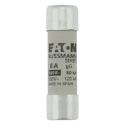 Eaton - Zylindrische Sicherung Sicherungseinsatz Nieders. CYLINDRICA#C14G6 6A AC 690V 80kA − 10 Stück