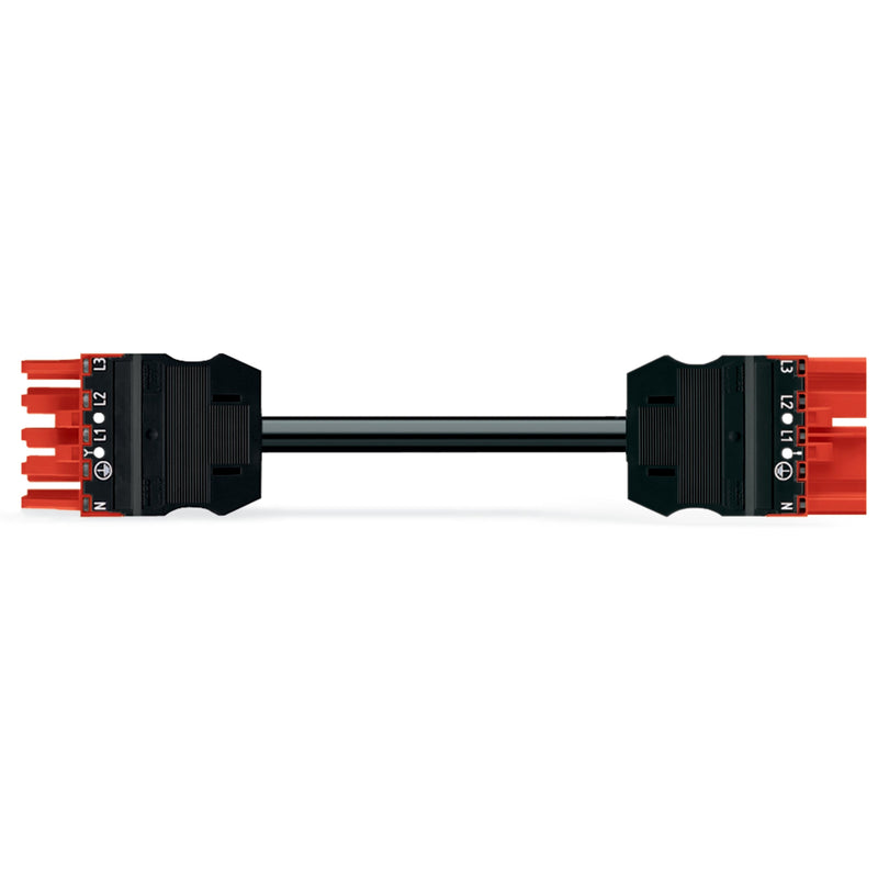 WAGO - Konfektionierte Leitung für steckbare Gebäudeinstallation konfekt.Verbindungsleitung 771-9975/007-101 Eca,Buchse Stecker
