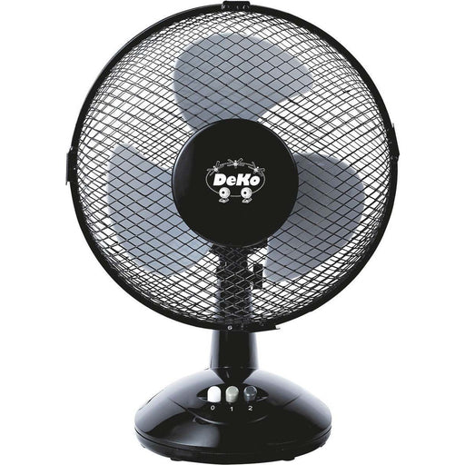 DeKon - Umluftventilator Tischventilator B 236 Stratos sw 23cm, 30W, osz