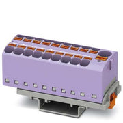 Phoenix Contact - Durchgangs-Reihenklemme Verteilerblock PTFIX10/18X4-NS35VT − 8 Stück