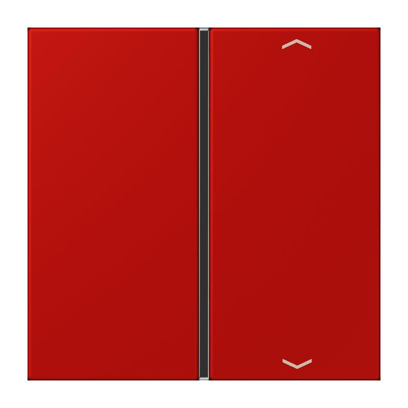 Jung - Abdeckung/Bedienelement für Installationsschalterprogramme Taste 1fach m. Pfeilsymb. LC 401 TSAP 227 rouge vermillon 31