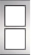 Elcom - Türstation für Türkommunikation Aufputzrahmen edelstahl FMO-2/1EM 2Module schraubenlos
