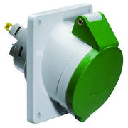 Bals Elektrotech - CEE-Anbausteckdose (IEC 60309) Anbausteckdose geneigt 32A 12804 5p >50V 2h IP44