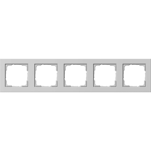 Gira - Abdeckrahmen 5-f. 021537 grau