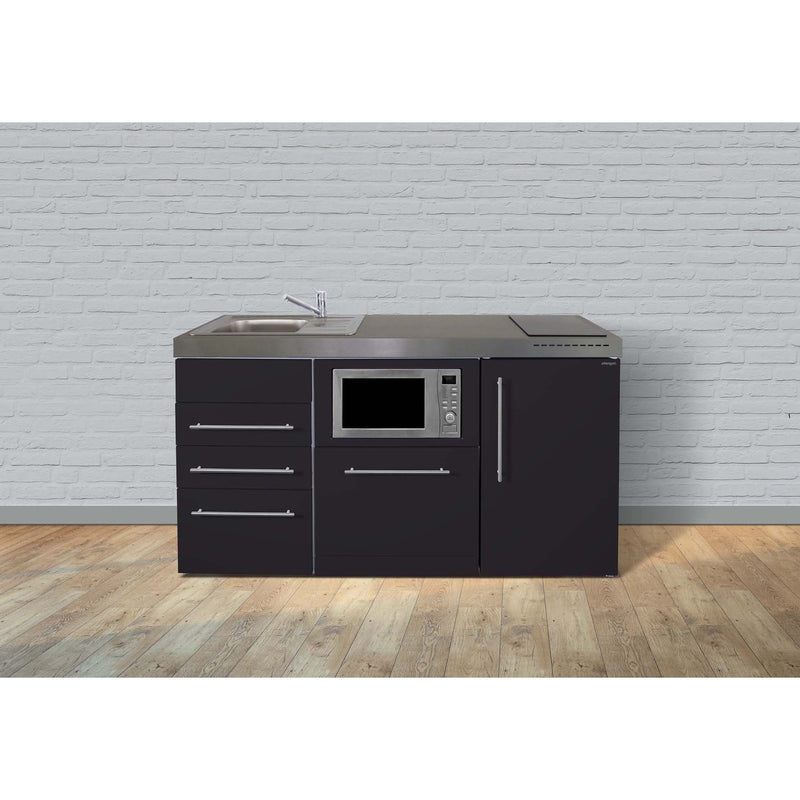 Stengel - Mini-Küche Miniküche Premiumline MPGSMS3SM160GSIKFlBr Schwarz matt