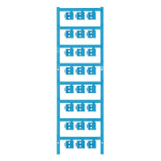 Weidmüller - Kabelmarkierungssystem Leitermarkierer SFC 2/12 NEUTRAL BL − 120 Stück