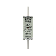 Eaton - Messersicherung Sicherungseinsatz Nieders. NH FUSE 25#25NHG0B 25A AC 500V 120kA − 3 Stück