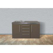 Stengel - Mini-Küche Miniküche Premiumline MPMMM150KSMWKSreBli Mokka metallic