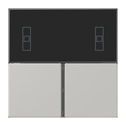 Jung - Abdeckung/Bedienelement für Installationsschalterprogramme Tastensatz 3fach LC 4093 TSA 205 gris clair 31