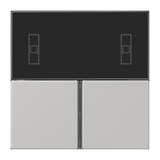Jung - Abdeckung/Bedienelement für Installationsschalterprogramme Tastensatz 3fach LC 4093 TSA 205 gris clair 31