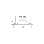 Brumberg Leuchten - Downlight/Strahler/Flutlicht LED-Einbaudownlight 230V 40673173 3000K