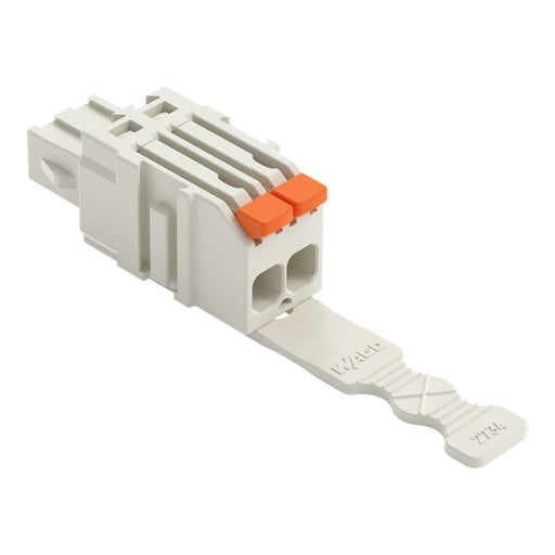 WAGO - Kabelsteckverbinder für Leiterplattensteckverbinder 1-Leiter-Federleiste 27341102327000300000 PushinCAGECLAMP,lgr − 100 Stück