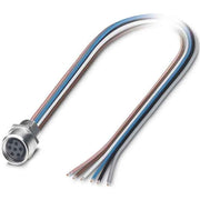 Phoenix Contact - Rundsteckverbinder, feldkonfektionierbar (Industriesteckverbinder) Einbausteckverbinder SACC-E-M 8F #1542677 Sensor-/Aktor-Wandd.