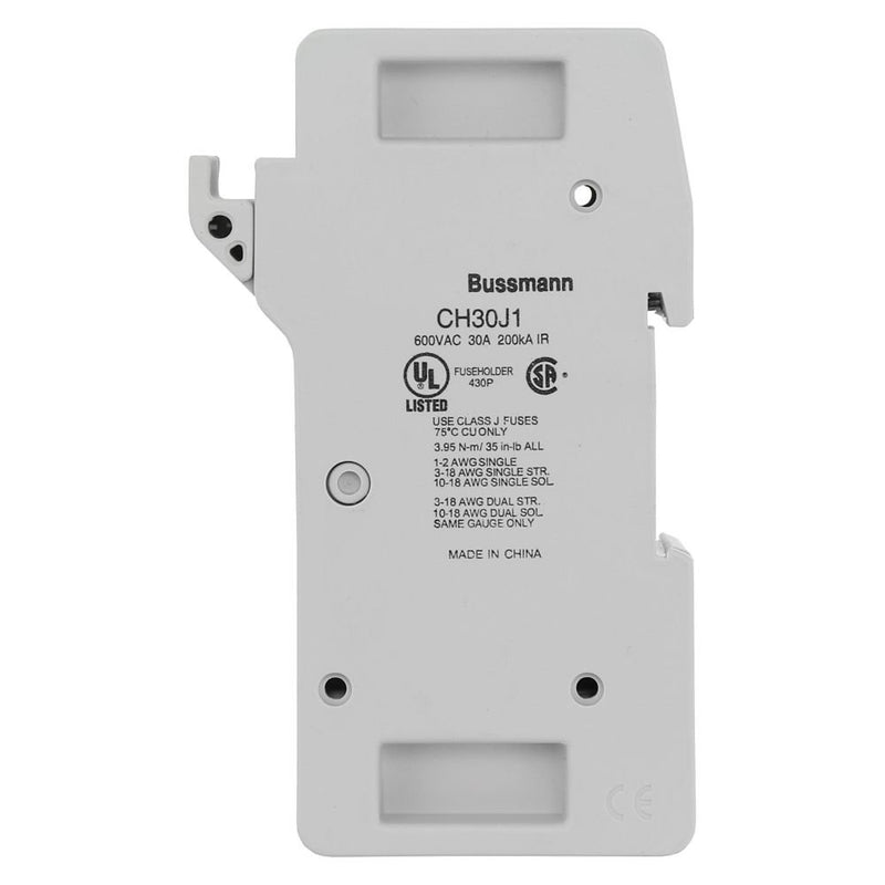 Eaton - Halter für zylindrische Sicherung Sicherungshalter CH30J1 30 A, AC 600 V − 6 Stück