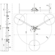 DEHN - Fangeinrichtung für Blitzschutz Fangstange FS T D40 4.2 #105711 L5,2m