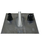 Televes - Antennenmontagematerial Montageset Sparrenhalter SPAZ 48 XLK 48-90mm Bleiziegel g
