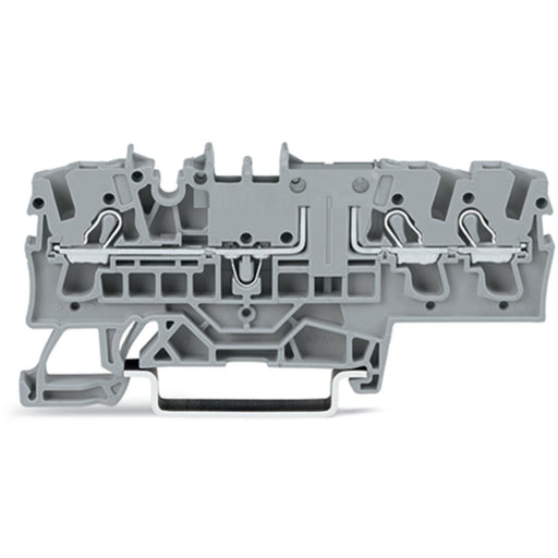 WAGO - Durchgangs-Reihenklemme 3-Leiter-Durchgangsklemme 2002-1701 2,5mm² grau − 50 Stück