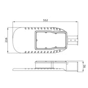 Ledvance - Straßen- und Platzleuchte LED-Mastleuchte ECOAREASPD 120W 840 840