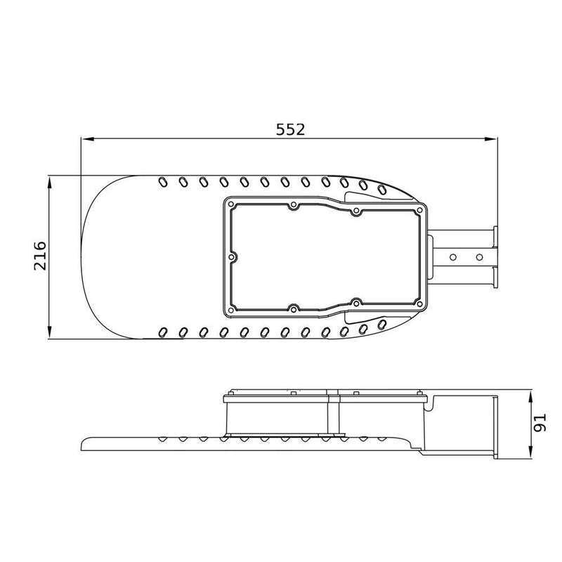 Ledvance - Straßen- und Platzleuchte LED-Mastleuchte ECOAREASPD 120W 840 840