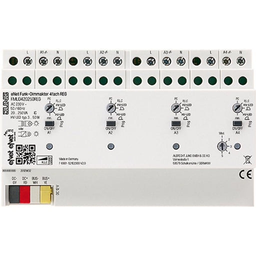Jung - Dimmer Funk-Universaldimmer FM UD 420250 REG 4-kanalig, REG