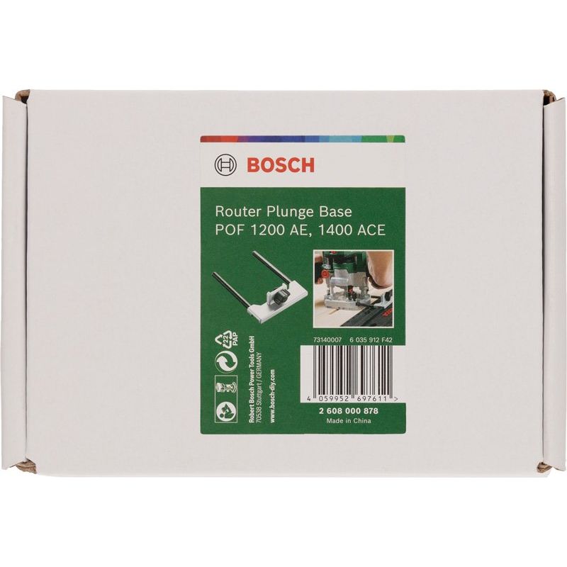Bosch - Systemzubehör für Hobeln (Akku/elektrisch) Parallelanschlag GKF 600 2608000878 Ad.TrimRouter18V8