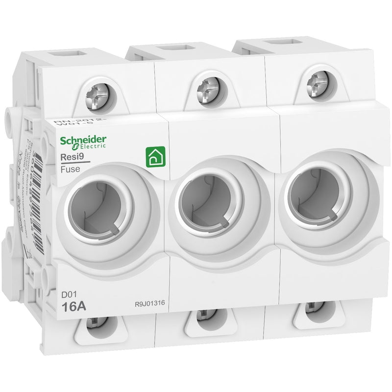 Schneider Electric - D0-Sicherungssockel Neozed Sicherungssockel R9J01316 3P, 16A, 400V