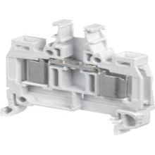Krüger-Werke - Durchgangs-Reihenklemme Neutralleiterklemme D1.5/6.N.ADO 1,5qmm,17,5A,6mm,bl − 50 Stück