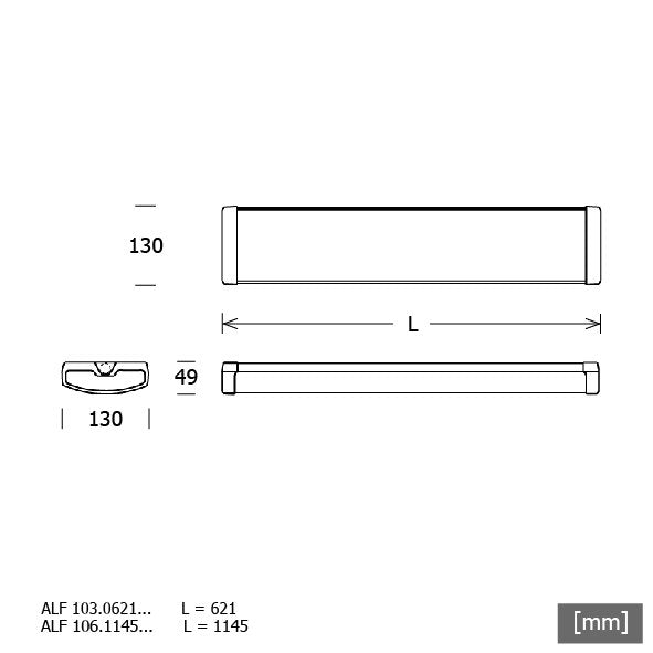 LTS Licht&Leuchten - Decken-/Wandleuchte LED-Deckenleuchte ALF 106.1145.840 ws 840, ws