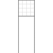 Siedle&Söhne - Kommunikations-Säule Briefkasten m. Standrohren BG/SR 611-4/4-0 AG freist., anthr./gr