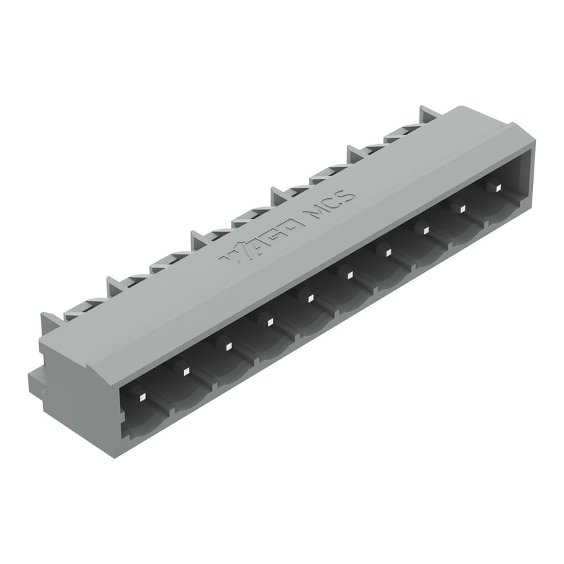 WAGO - Leiterplattensteckverbinder THT-Stiftleiste Lötstift 231-470/001-000 1,2x1,2,abgew.,gr − 100 Stück