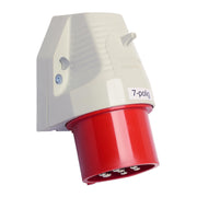 Walther Werke - CEE-Gerätestecker (IEC 60309) Wandgerätestecker 32A 630706 7P 400V 6h IP44
