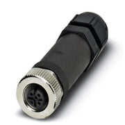 Phoenix Contact - Rundsteckverbinder, feldkonfektionierbar (Industriesteckverbinder) Steckverbinder SACC-M12FS #1556838 5-polig gerade M12