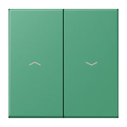 Jung - Abdeckung/Bedienelement für Installationsschalterprogramme Wippe 2fach m. Pfeilsymb. LC 995 P 250 vert 59 (4320G)
