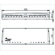 Telegärtner - Patchpanel Kupfer Mini-Verteiler leer 100021394 MPD12 apws TH35