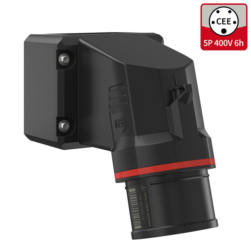 Walther Werke - CEE-Gerätestecker (IEC 60309) CEE NEO Phasenwender FW714506PH 16A 5P 6h IP54 − 1 Stück