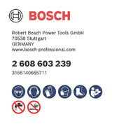 Bosch - Trenn-/Schleifscheibe Diamanttrennscheibe 2608603239 Standard for
