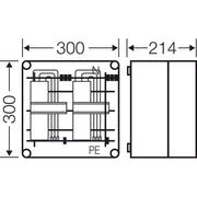 Hensel - Sammelschienengehäuse Mi 6203 2x3pol. 250A