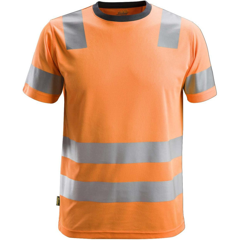 Snickers Workwear - T-Shirt AW HV T-Shirt Klasse 2 25305500006 Gr.L signalorange